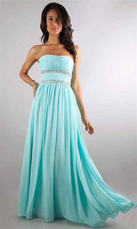 Long Tiffany Blue Bridesmaid Dresses 2014 Tiffany Blue Long Chiffon