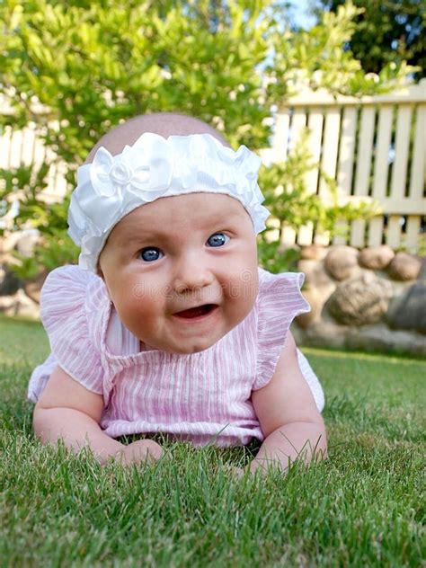 Baby Girl Stock Photo Image Of Child Cheerful Baby 23474350