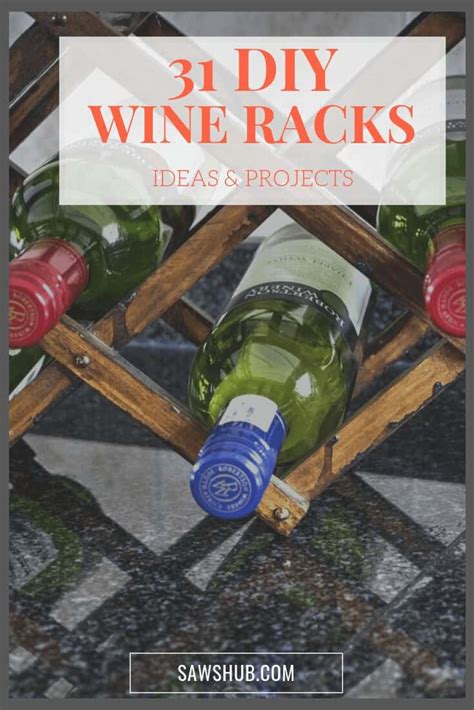The best part is they are simple too. 31 Free DIY Wine Rack Ideas and Plans You Can Make | SawsHub