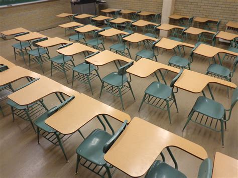 School Classroom With Empty Desks Picture Free Photograph Photos