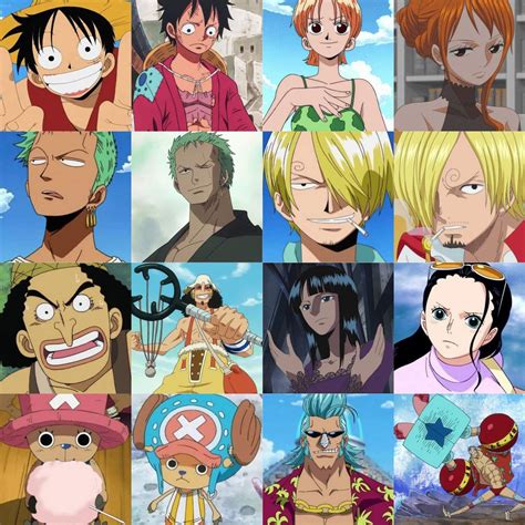 Evolución De Los Mugiwaras En El Anime •one Piece• Amino