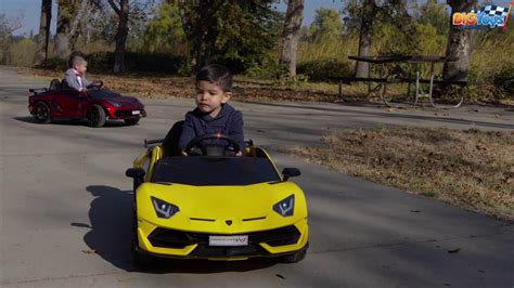 12v Lamborghini Aventador Svj Kids Electric Ride On Car With Remote