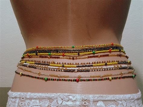 Handmade Waist Bead Body Jewelry Belly Beads African Waist Etsy