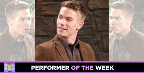 Soap Hub Performer Of The Week For Days Lucas Adams