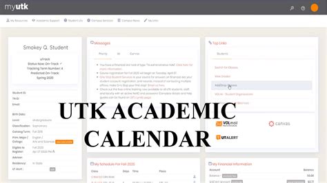 Utk Academic Calendar How To Apply For Utk Academic Admission