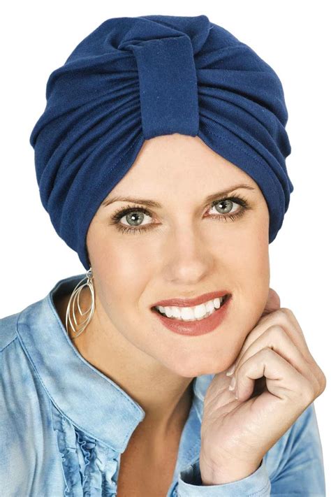 Basic Cotton Blend Turbans Cancer Headwear Turban Chemo Headwear