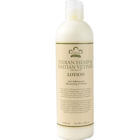 Nubian Heritage Lotion Body Hempandvetiver Bath And Shower Gels Beauty And Personal