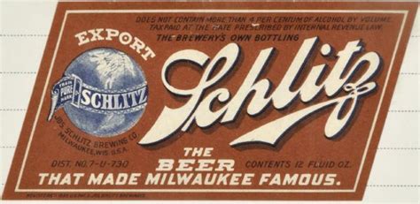 Who owns Schlitz? 2