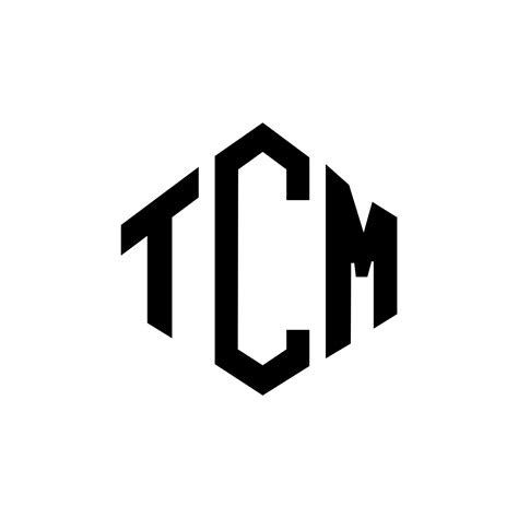 Diseño De Logotipo De Letra Tcm Con Forma De Polígono Diseño De