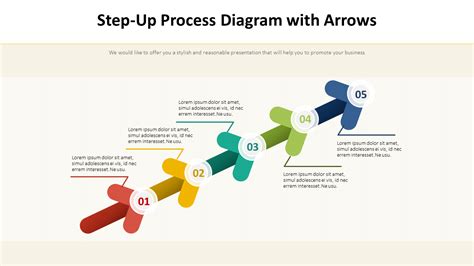 Step Up Process Diagram With Arrows