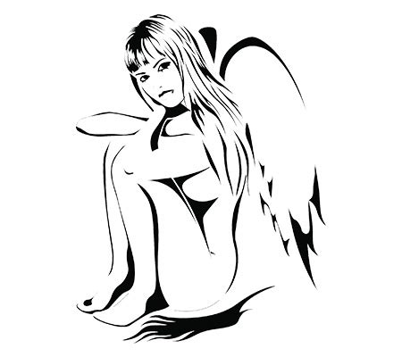 Cherub angel drawing angel child face png pngegg. 45+ Angel Tattoos Designs And Samples