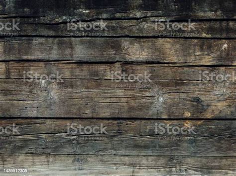 Rustic Weathered Wooden Planks As Background Old Oak Wood Texture Stock