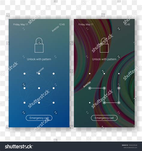 2280 Smartphone Pattern Lock Images Stock Photos 3d Objects