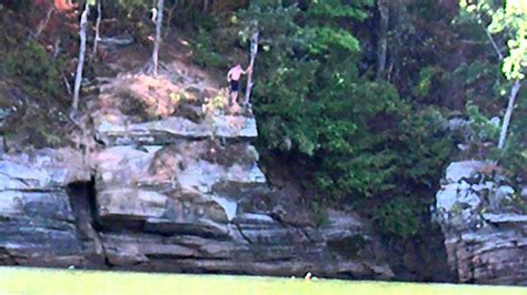 Cliff Jumping In Georgia Lake Hartwell Lake Part 2 Youtube