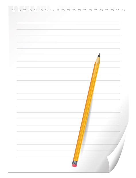 Download pencil and paper images and photos. Pencil and Notebook Paper PNG Clipart Picture | Gallery ...