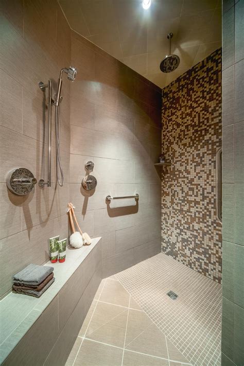 doorless shower design