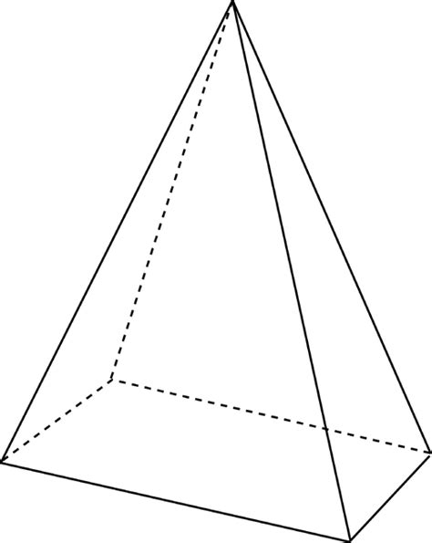 Rectangular Pyramid Clipart Etc