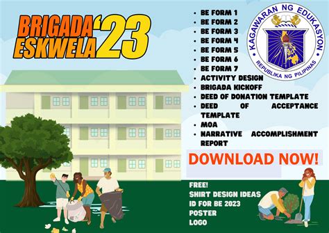 Brigada Eskwela 2023 Forms Editable Soft Copy Deped Tambayan