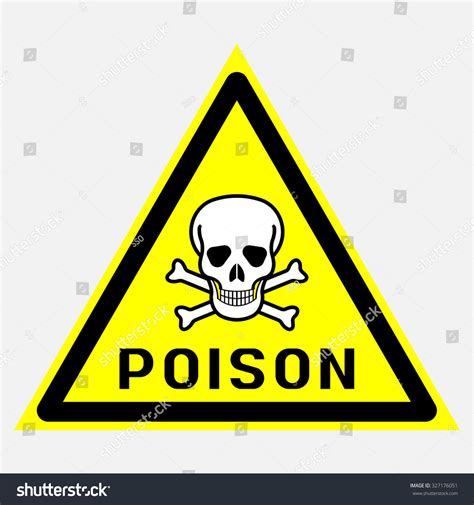 Poison Toxic Toxic Substances Stock Vector Illustration 327176051