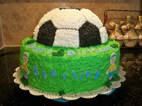 Lenas Sweet Creations Soccer Birthday Cake