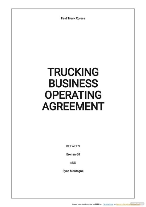 Trucking Templates Design Free Download