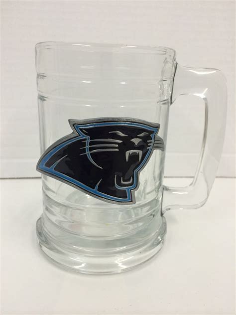Shop hats and official sports gear at lids. Carolina Panthers NFL Root Beer Style Glass Mug EUC | Mug ...
