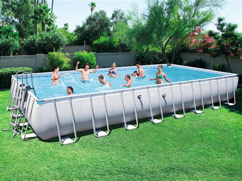 Bestway Power Steel Piscine Hors Sol 956x488x132 Cm Hubo