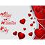 Happy Valentines Day Red Hearts Whatsapp Viber And Faceboock Greeting 