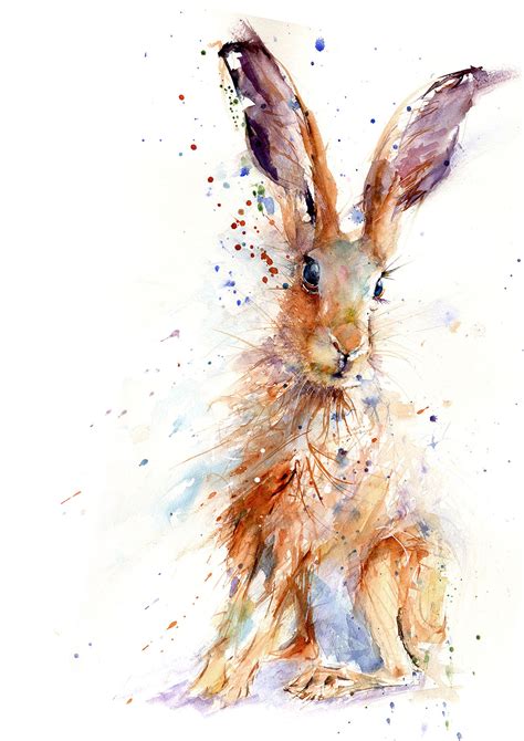 Limited Edition Hare Print Lottie
