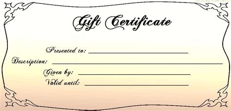 And they are free for you to get! Gift Certificate Templates - Word Excel Fomats