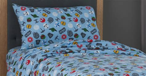 Benzara tours 6 piece cotton queen size sheet set with double hem the urban port, beige. Kohl's Cardholders: Star Wars Flannel Queen-Size Sheet Set ...