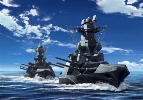 21st Century Yamato Battleship Fan Concept Space Ship Concept Art