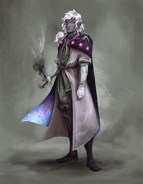 Oc Art Yeldrick Moroz Drow Divine Soul Sorcerer Rdnd