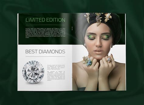 Jewelry Brochure Design On Behance Brochure Design Jewelry Best Diamond