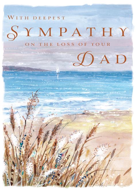 Sympathy Loss Of Husband Sympathy Greeting Card Foil Finished Cards