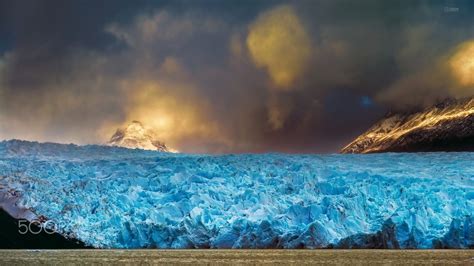 Grey Glacier Torres Del Paine National Park Patagonia Chile