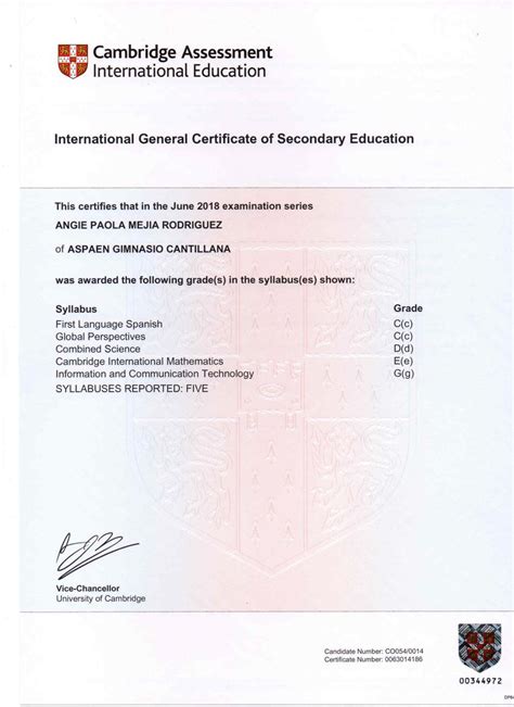Calaméo International General Ertificate Of Secondary Education