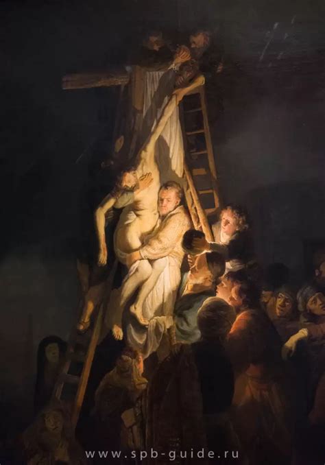 Рембрандт Снятие с креста в Эрмитаже