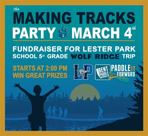 Make Tracks Fundraiser for Lester Park Wolf Ridge Trip - Perfect Duluth Day