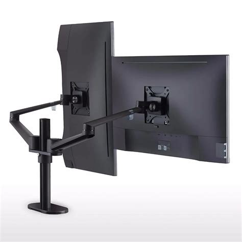 Dual Monitor Desk Mount Standfull Motion Monitor Tv Mounting For 17