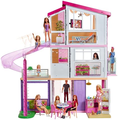 Barbie casa de ensueño juguete. Casa De Los Sueños 2018, Barbie 360° Fhy73 - $ 3,299.00 en Mercado Libre