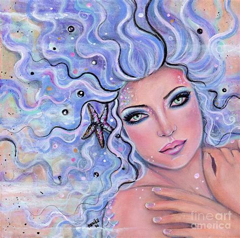 Mermaid Spell Painting By Renee Lavoie Pixels