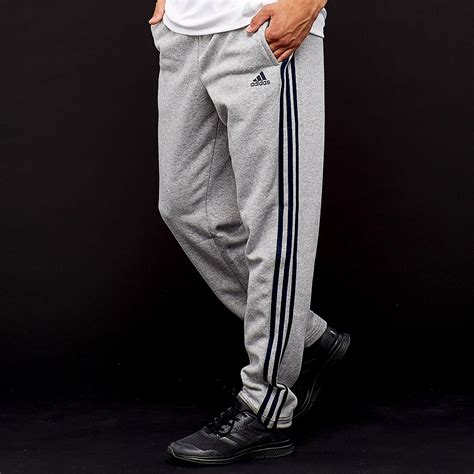 Adidas Essentials Stripe Sweatpants Mens Clothing Sweatpants B Grey Pro Direct