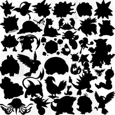 Download High Quality Pokemon Clipart Silhouette Transparent Png Images