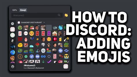 How To Discord Adding Emojis Youtube
