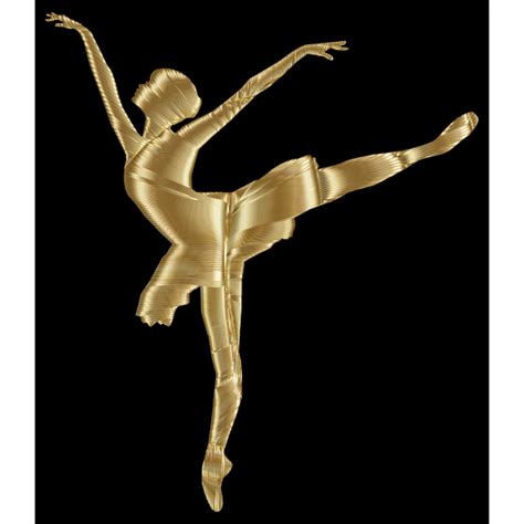 Gold Ballerina Svg