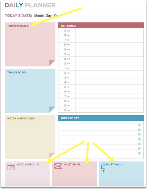 How To Download Free Printable Daily Planners Now How To Now