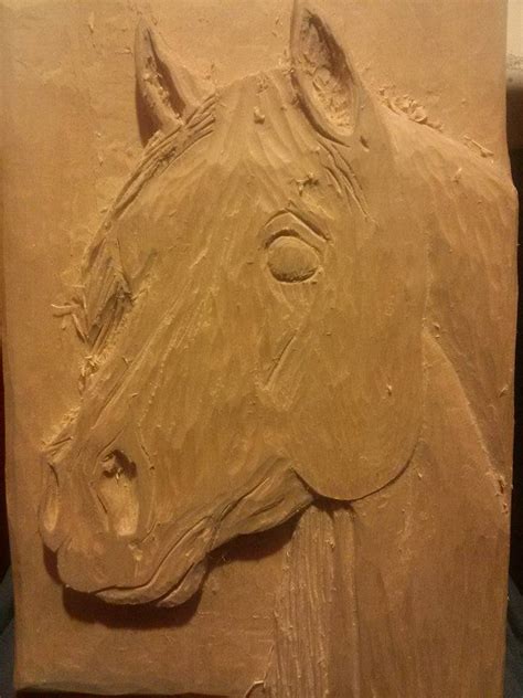 Horse Portrait Wood Carving By Edealmeida On Deviantart