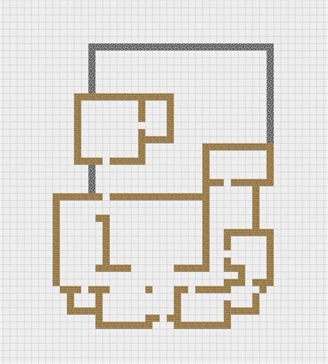 Basic Minecraft House W Blueprints Minecraft Minecraft Modern