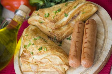 German Fast Food Snacks Stock Image Image Of Puff Pastry 58765873
